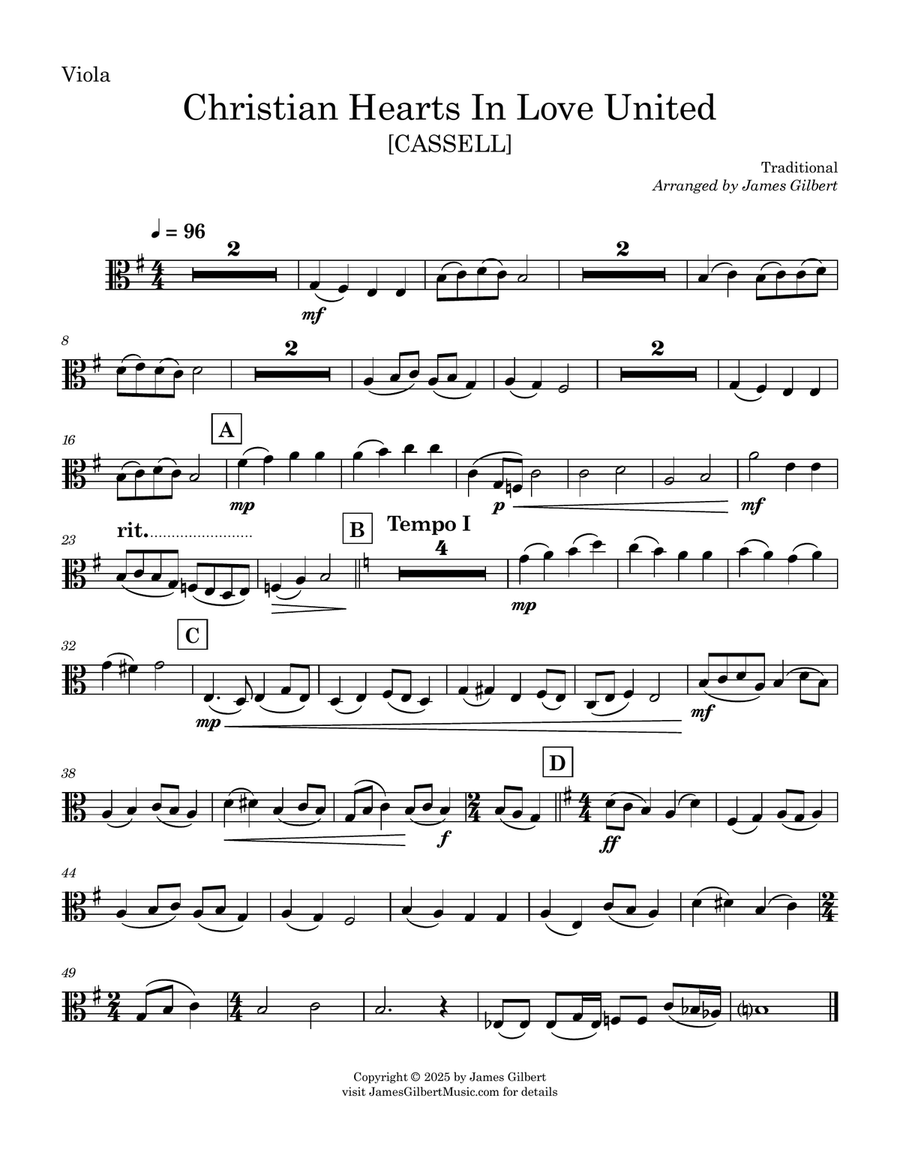 Christian Hearts, In Love United String Quartet scores gallery preview page 2