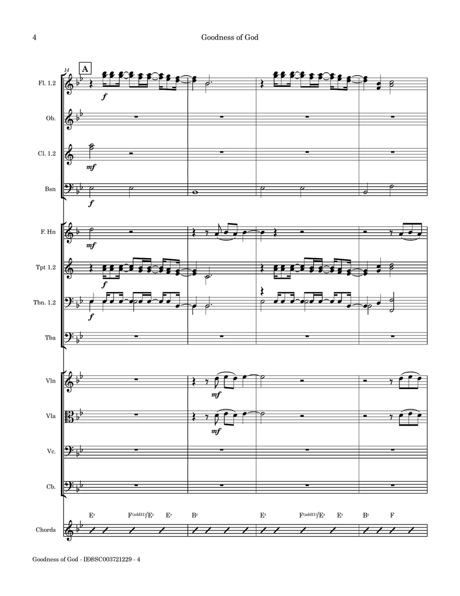 Goodness Of God Goodness Of God Full Orchestra scores gallery preview page 6
