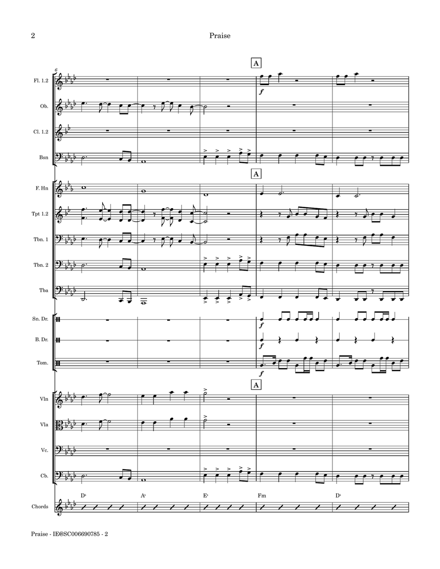 Praise Praise Full Orchestra scores gallery preview page 5