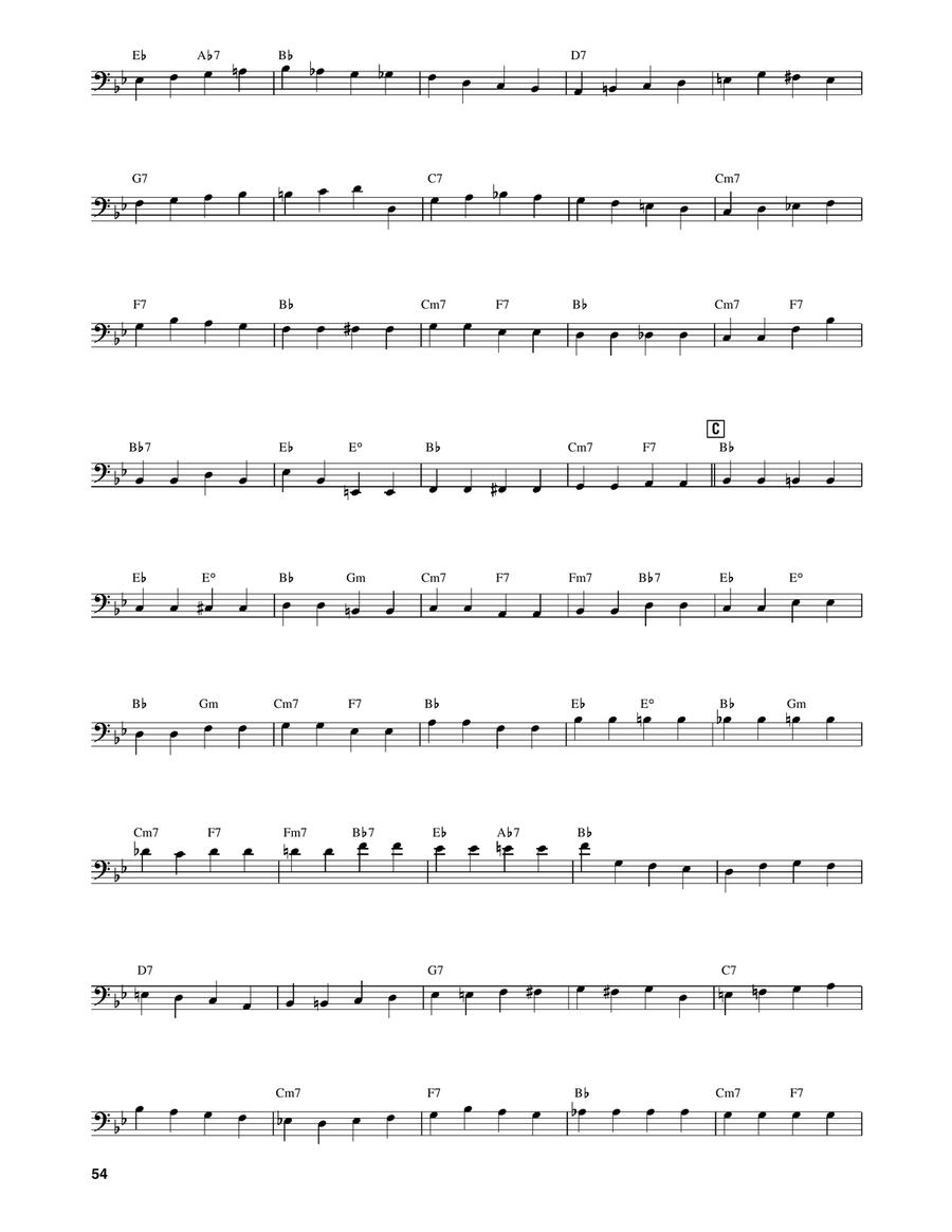 Moose The Mooche Moose The Mooche Bass Voice scores gallery preview page 2
