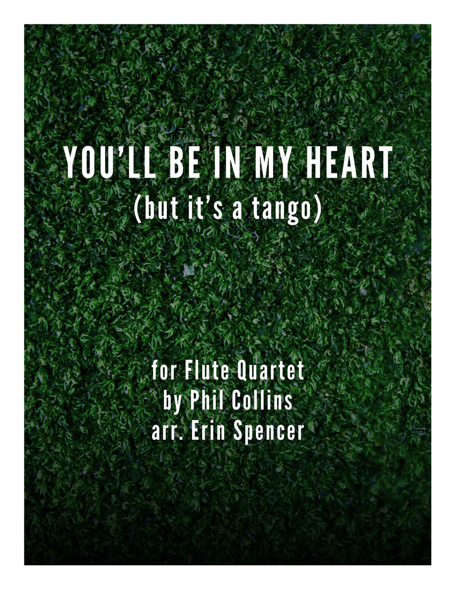 You'll Be In My Heart Flute Quartet scores gallery preview page 1