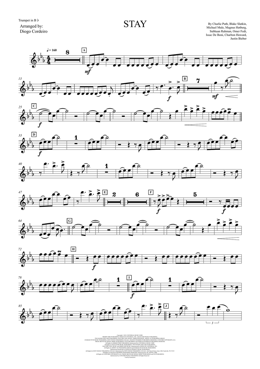 Stay Brass Quintet scores gallery preview page 6