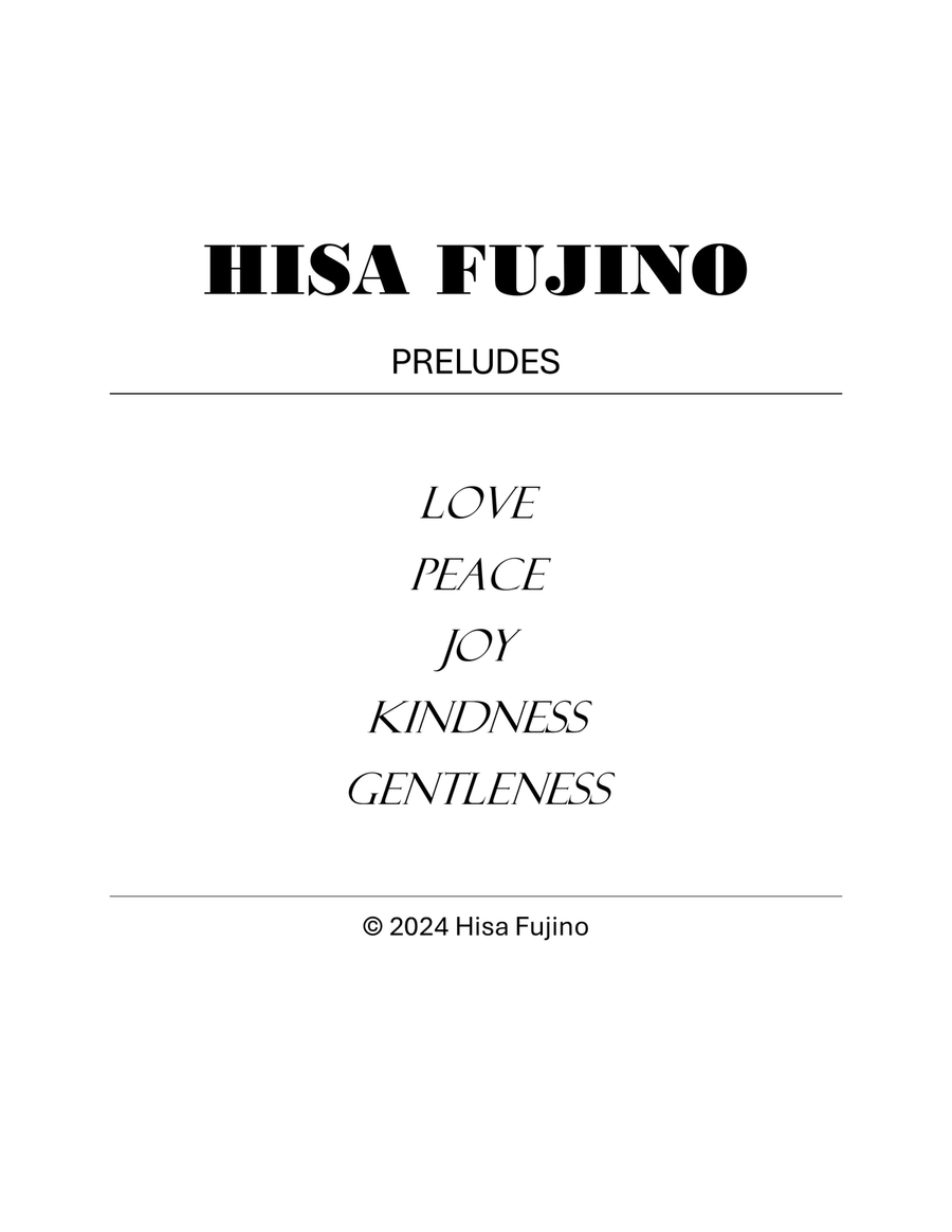 Preludes Preludes Acoustic Guitar scores gallery preview page 1