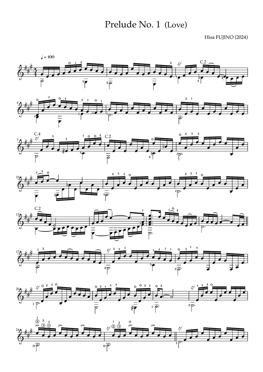 Preludes Preludes Acoustic Guitar scores gallery preview page 2