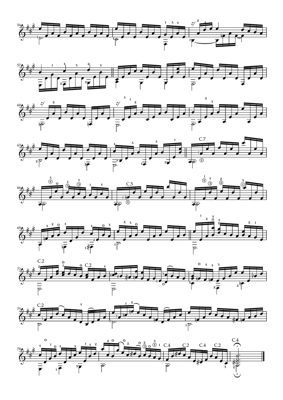 Preludes Preludes Acoustic Guitar scores gallery preview page 4
