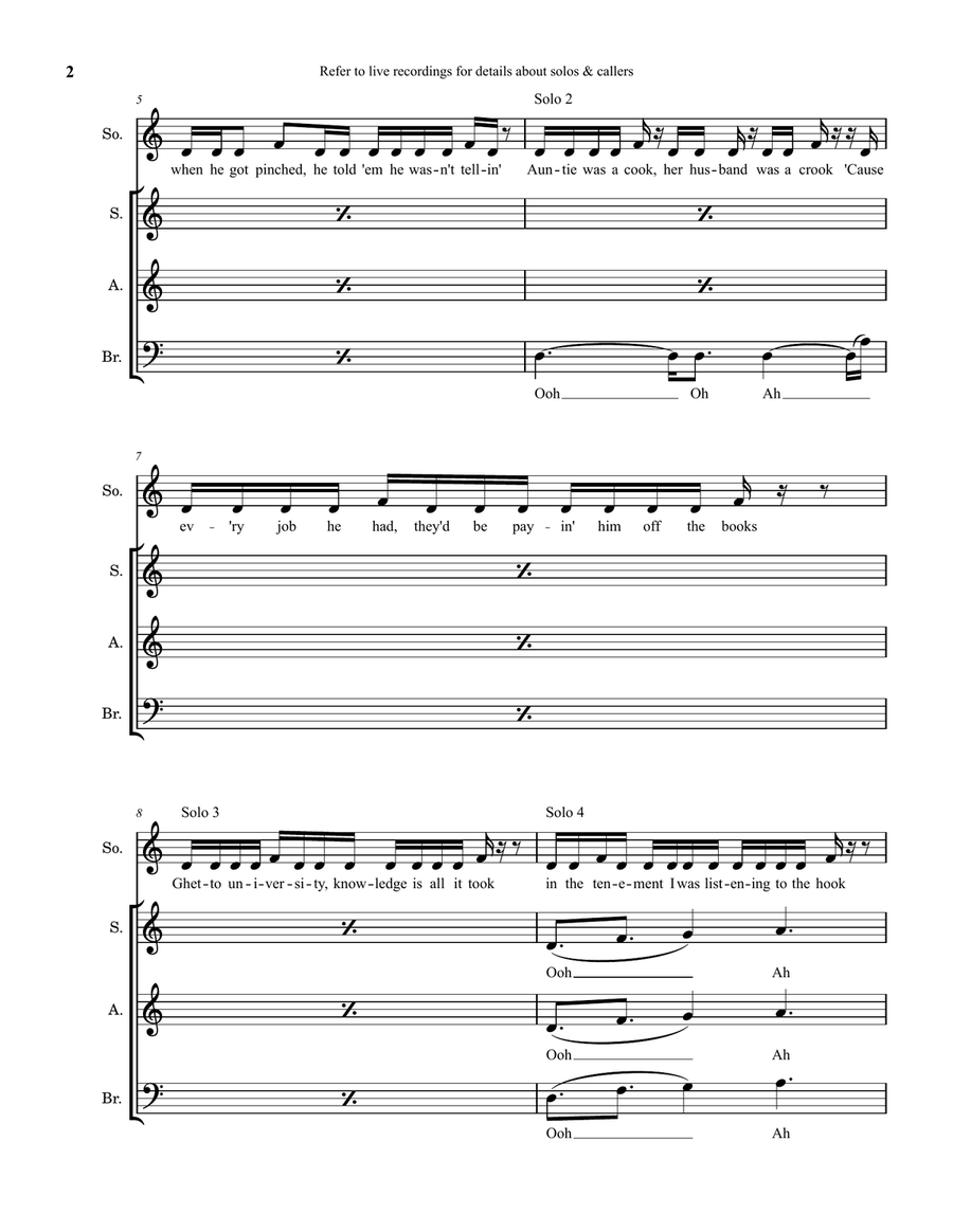 The Gospel 4-Part scores gallery preview page 2