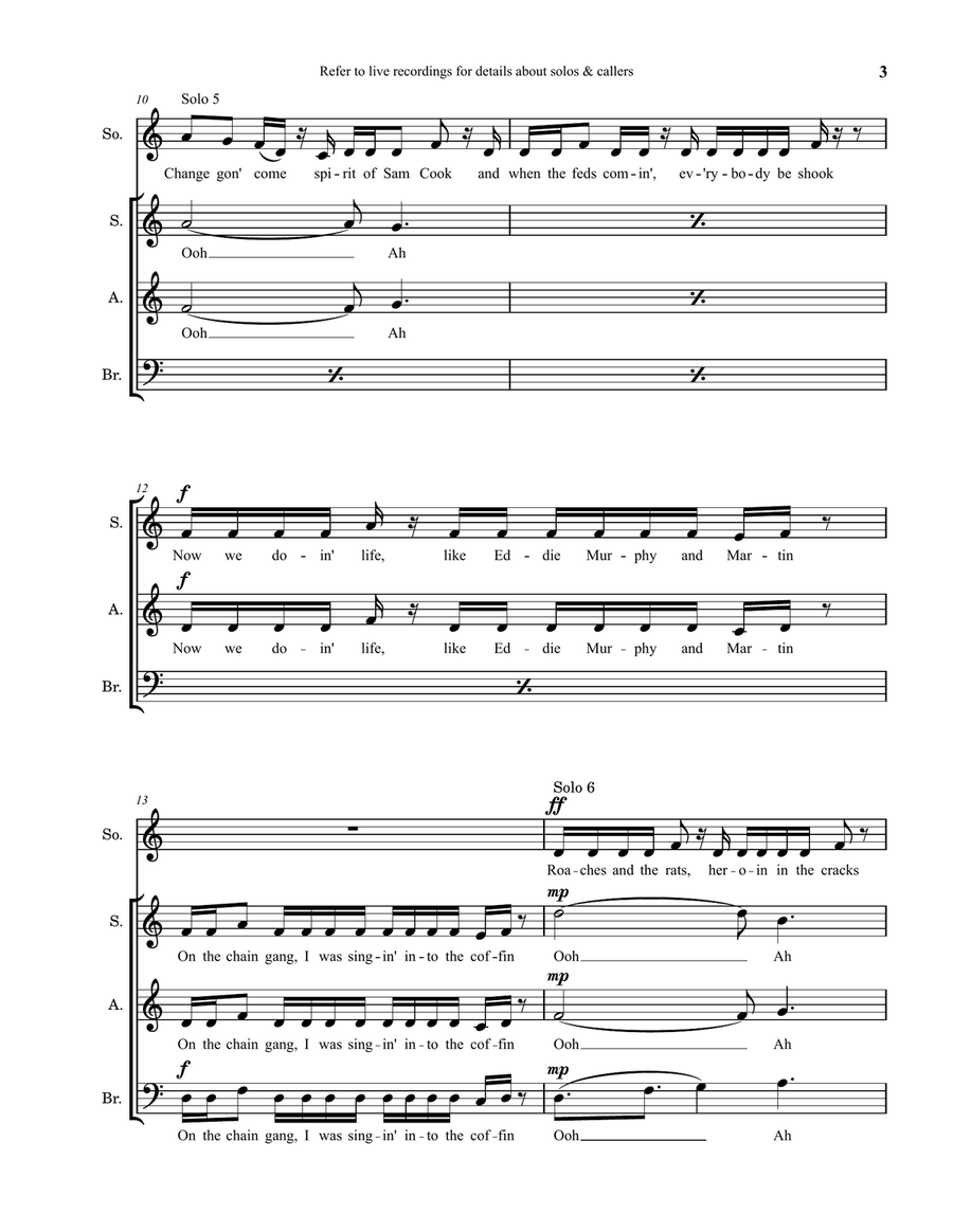 The Gospel 4-Part scores gallery preview page 3