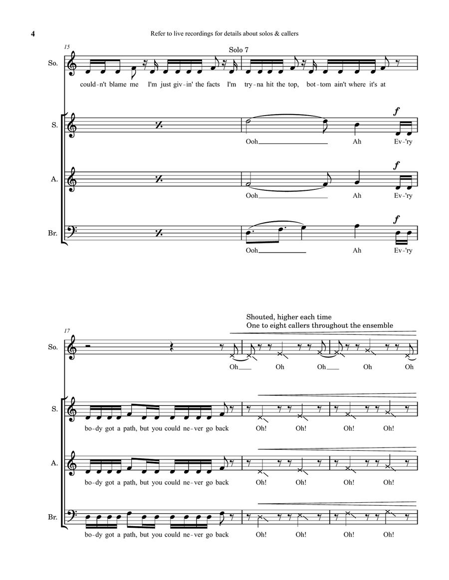 The Gospel 4-Part scores gallery preview page 4