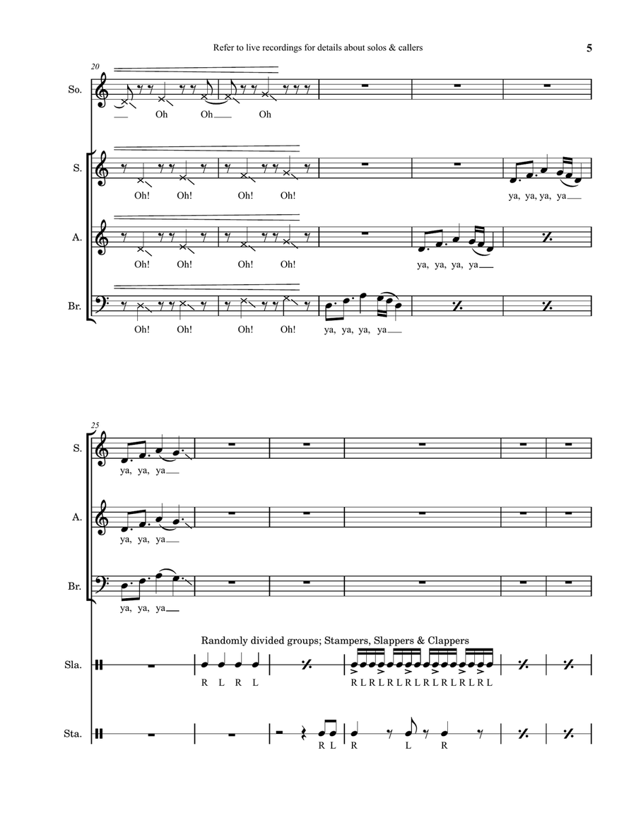The Gospel 4-Part scores gallery preview page 5