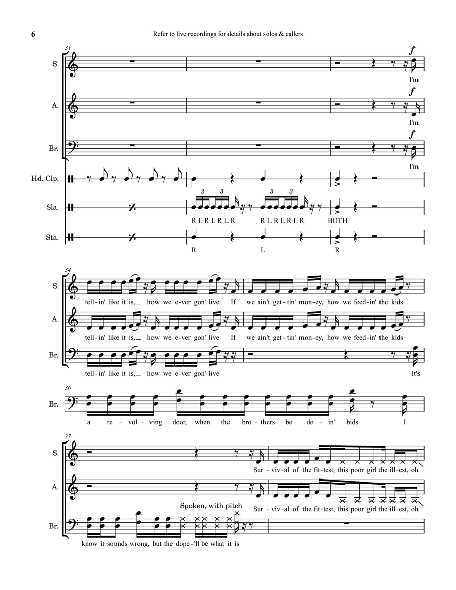 The Gospel 4-Part scores gallery preview page 6