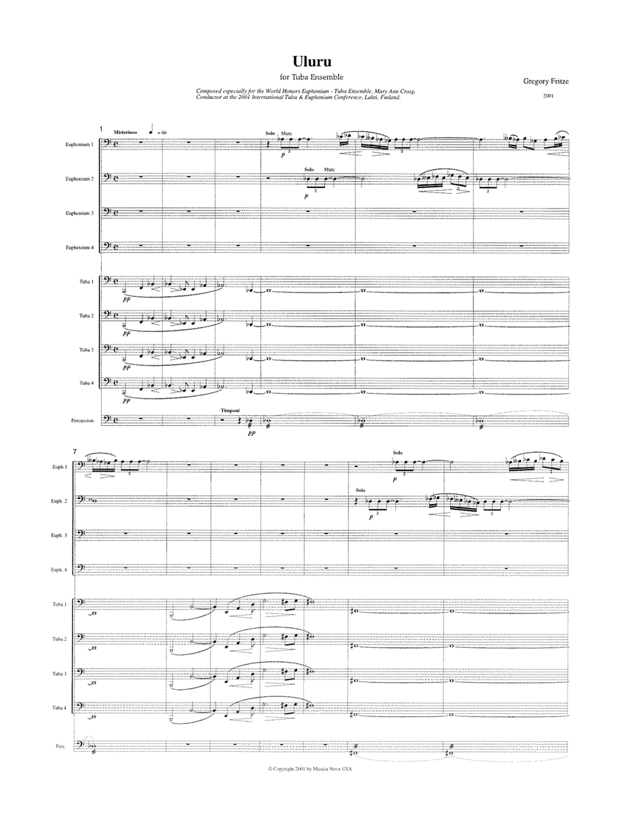 Uluru Chamber Music scores gallery preview page 5