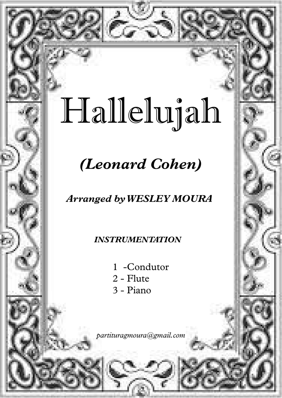 Hallelujah Flute scores gallery preview page 1