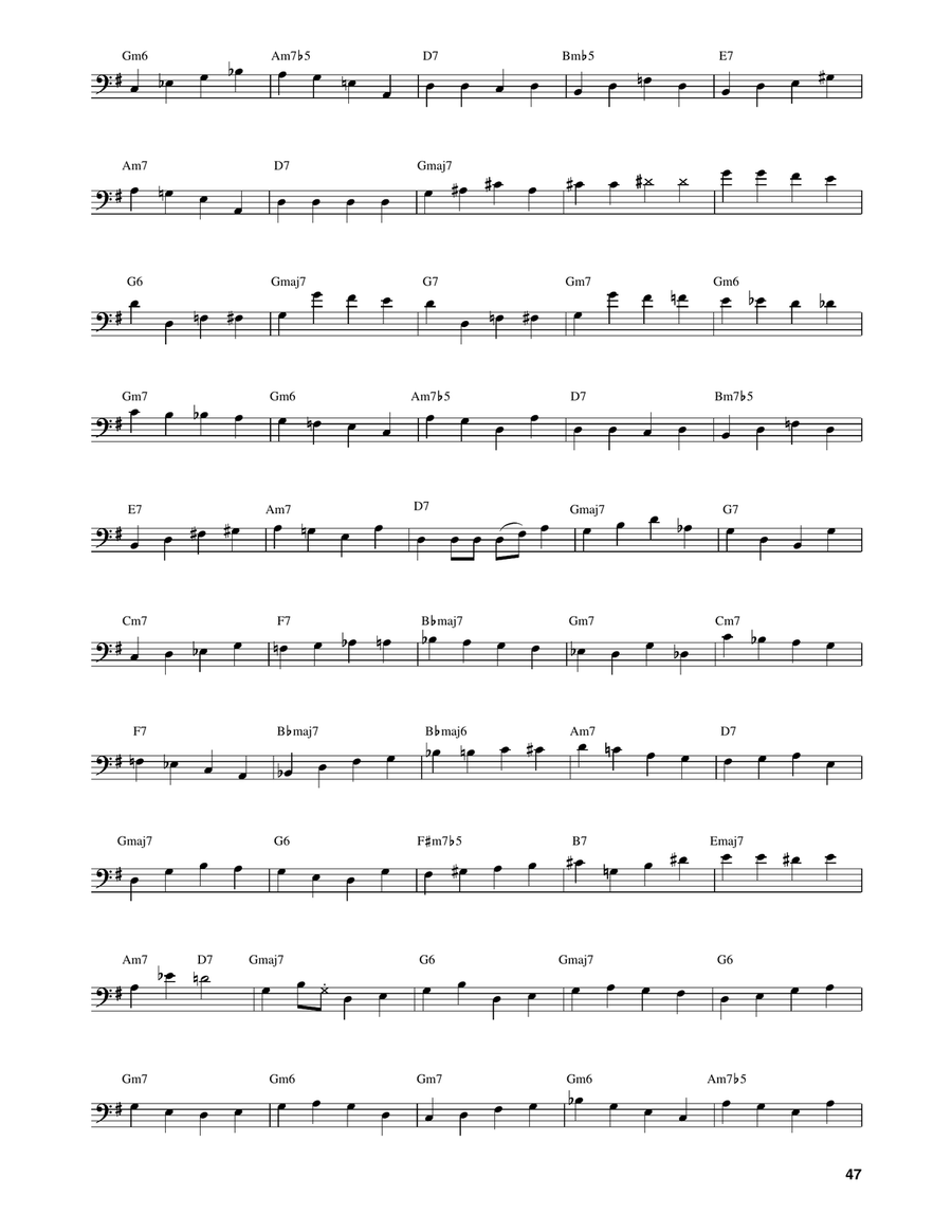 I'll Remember April I'll Remember April Bass Voice scores gallery preview page 3