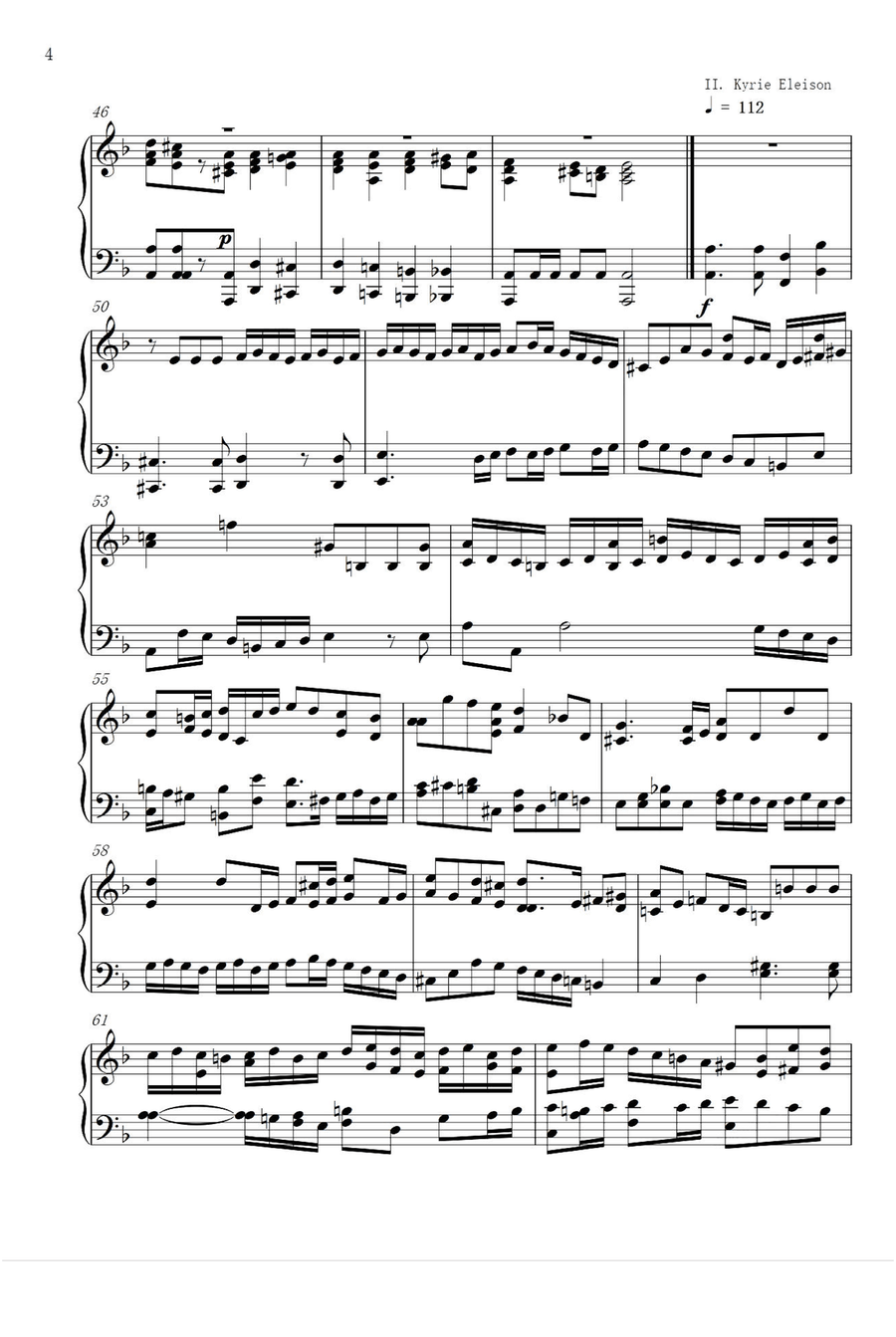 Requiem - Wolfgang Amadeus Mozart Piano Solo scores gallery preview page 4