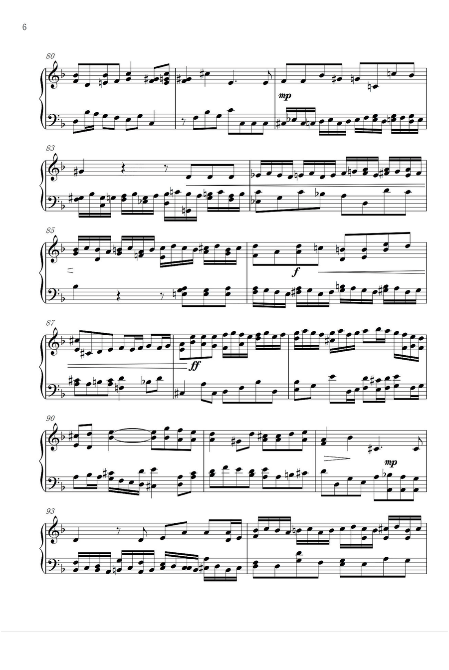 Requiem - Wolfgang Amadeus Mozart Piano Solo scores gallery preview page 6