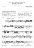 Diamond n.14 for beginner solo double bass (grade 3-5) in contempo. Brazilian style (12-tone series)
