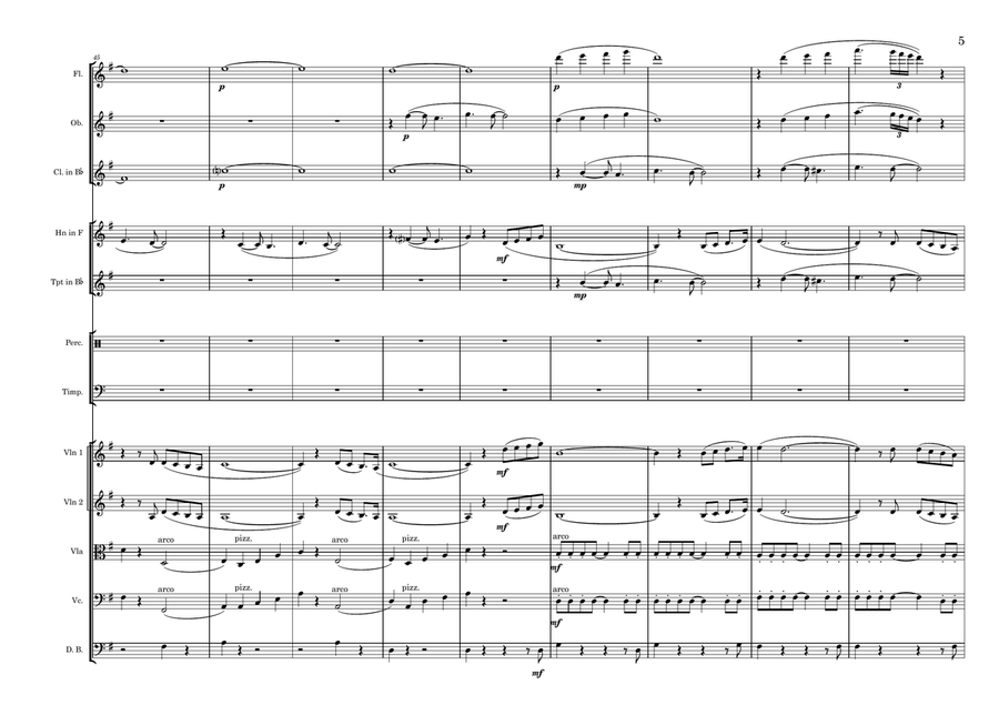 The Winner Takes It All - Score Only Chamber Music scores gallery preview page 5
