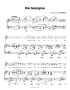 Die Georgine, by Richard Strauss, Op.10 No.4, in e minor Piano, Vocal scores gallery preview page 3