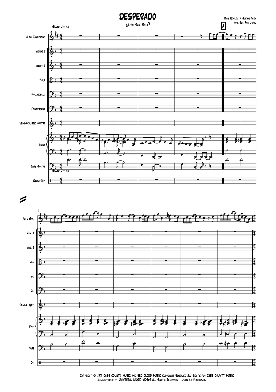 Desperado Desperado Large Ensemble scores gallery preview page 2