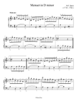 Bach W.F. Menuet in D minor