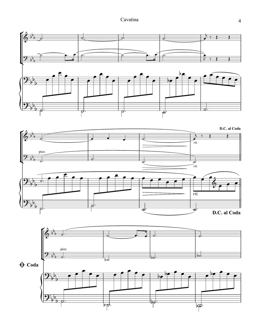 Cavatina Cavatina Piano Trio scores gallery preview page 4