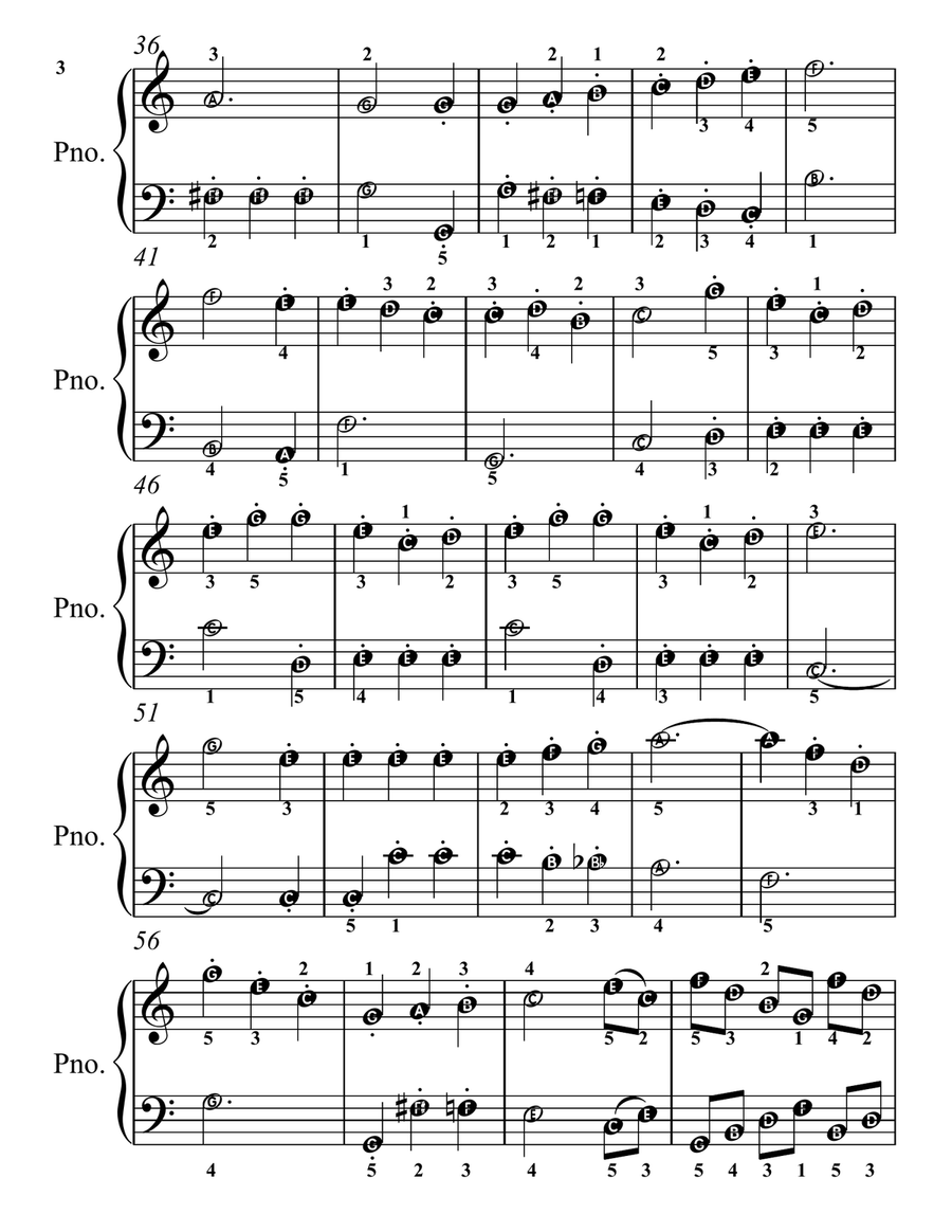 A Girlfriend or a Wife the Magic Flute Easy Elementary Piano Sheet Music Easy Piano scores gallery preview page 4