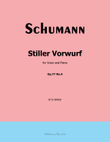 Stiller Vorwurf, by Schumann, Op.77 No.4, in b minor
