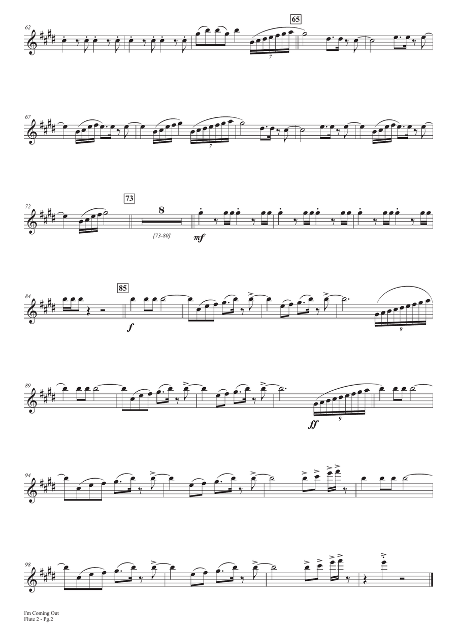 I'm Coming Out I'm Coming Out Full Orchestra scores gallery preview page 4