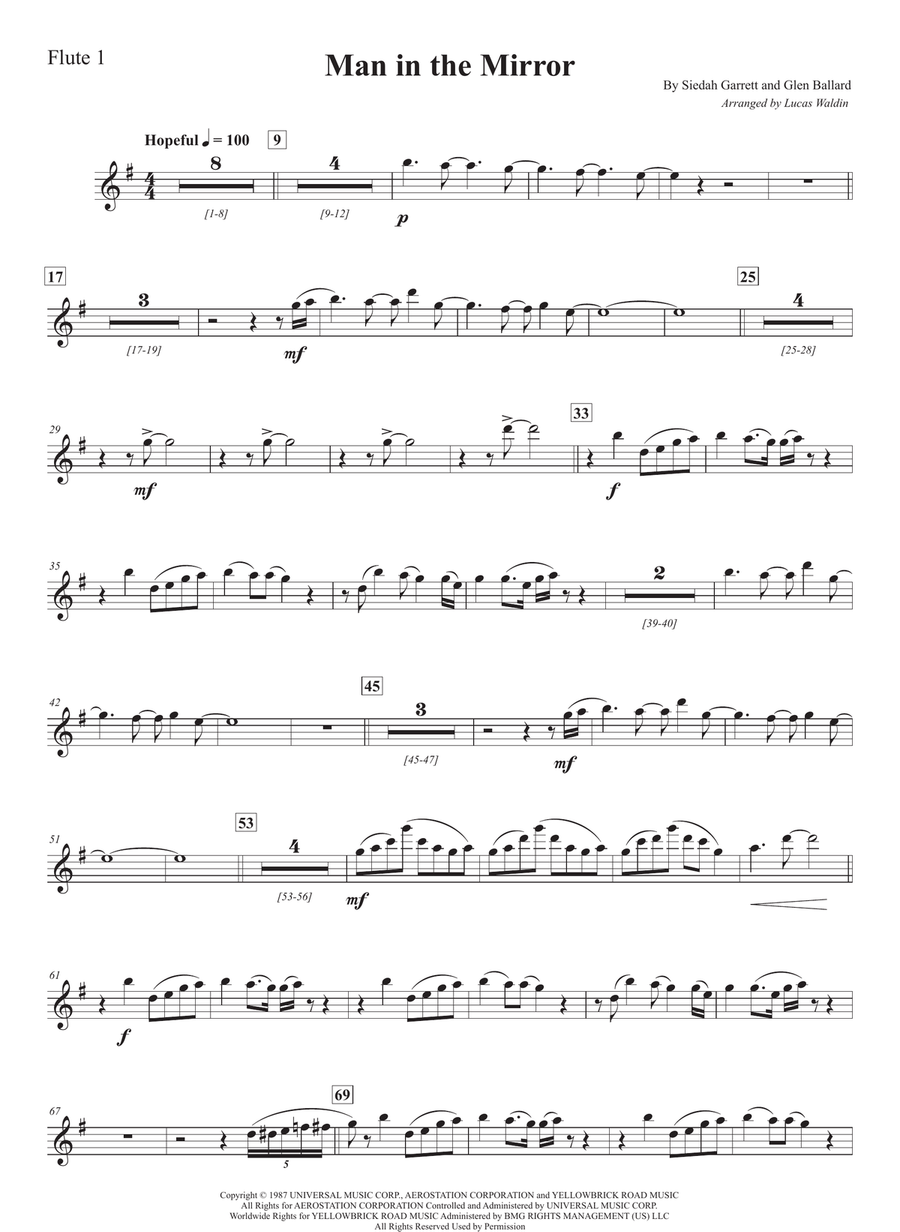 Man In The Mirror Man In The Mirror Full Orchestra scores gallery preview page 1