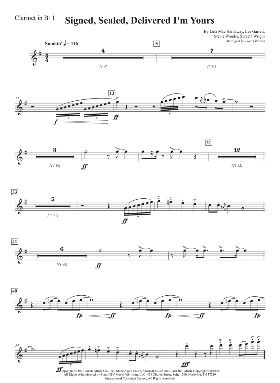 Signed, Sealed, Delivered I'm Yours Full Orchestra scores gallery preview page 5