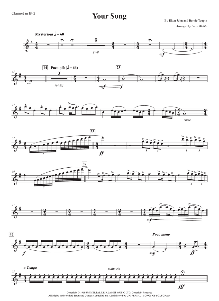 Your Song Your Song Full Orchestra scores gallery preview page 6