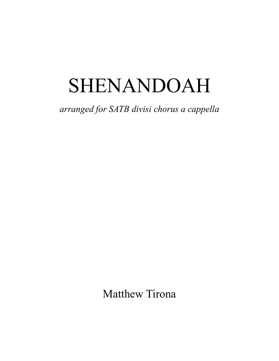 Shenandoah Shenandoah Divisi scores gallery preview page 1