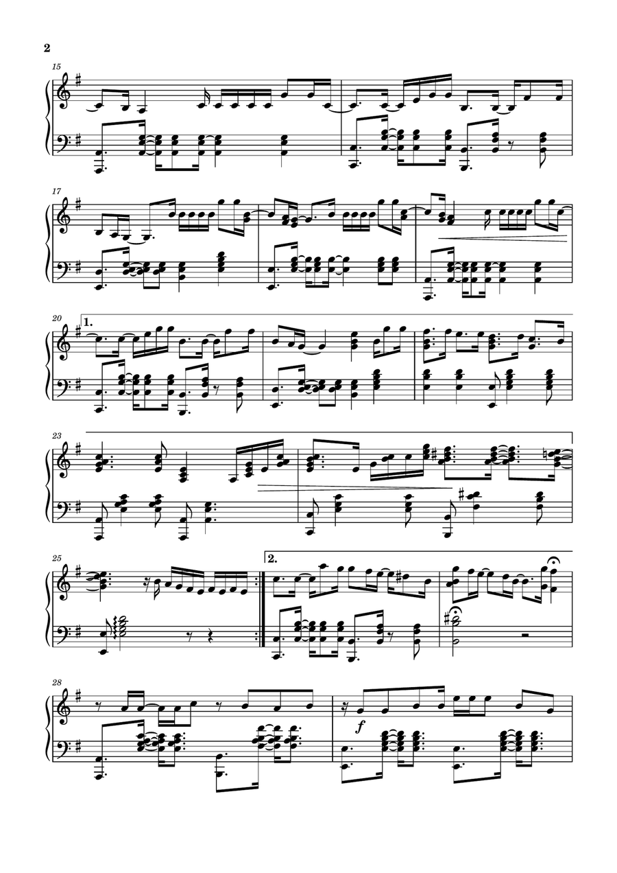 Sabras Sabras Piano Solo scores gallery preview page 2