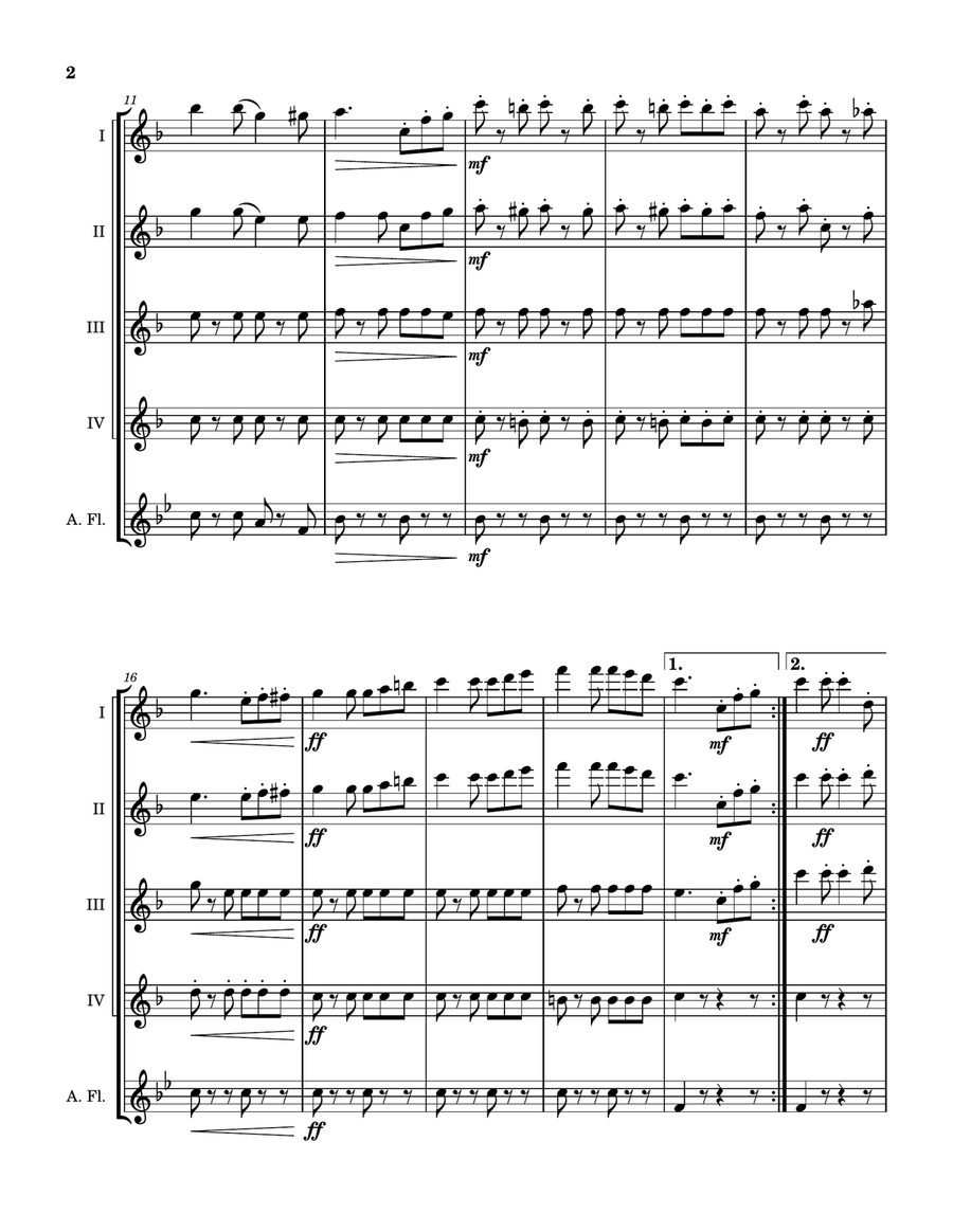 The Wolverine Woodwind Quintet scores gallery preview page 3