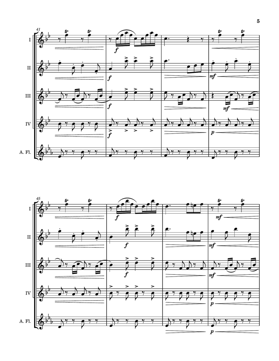 The Wolverine Woodwind Quintet scores gallery preview page 6