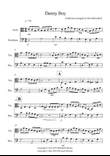 Danny Boy for Viola and Trombone Duet