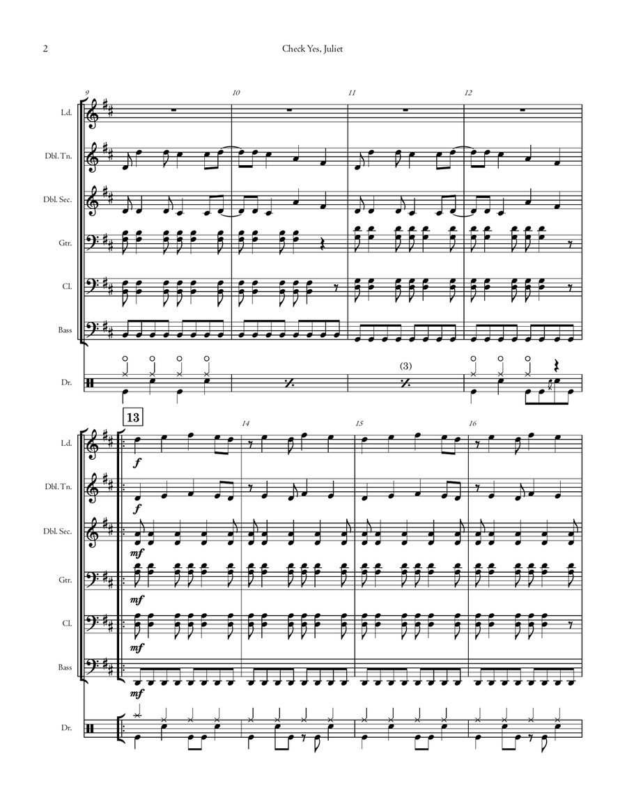 Check Yes, Juliet Steel Drum Band scores gallery preview page 4