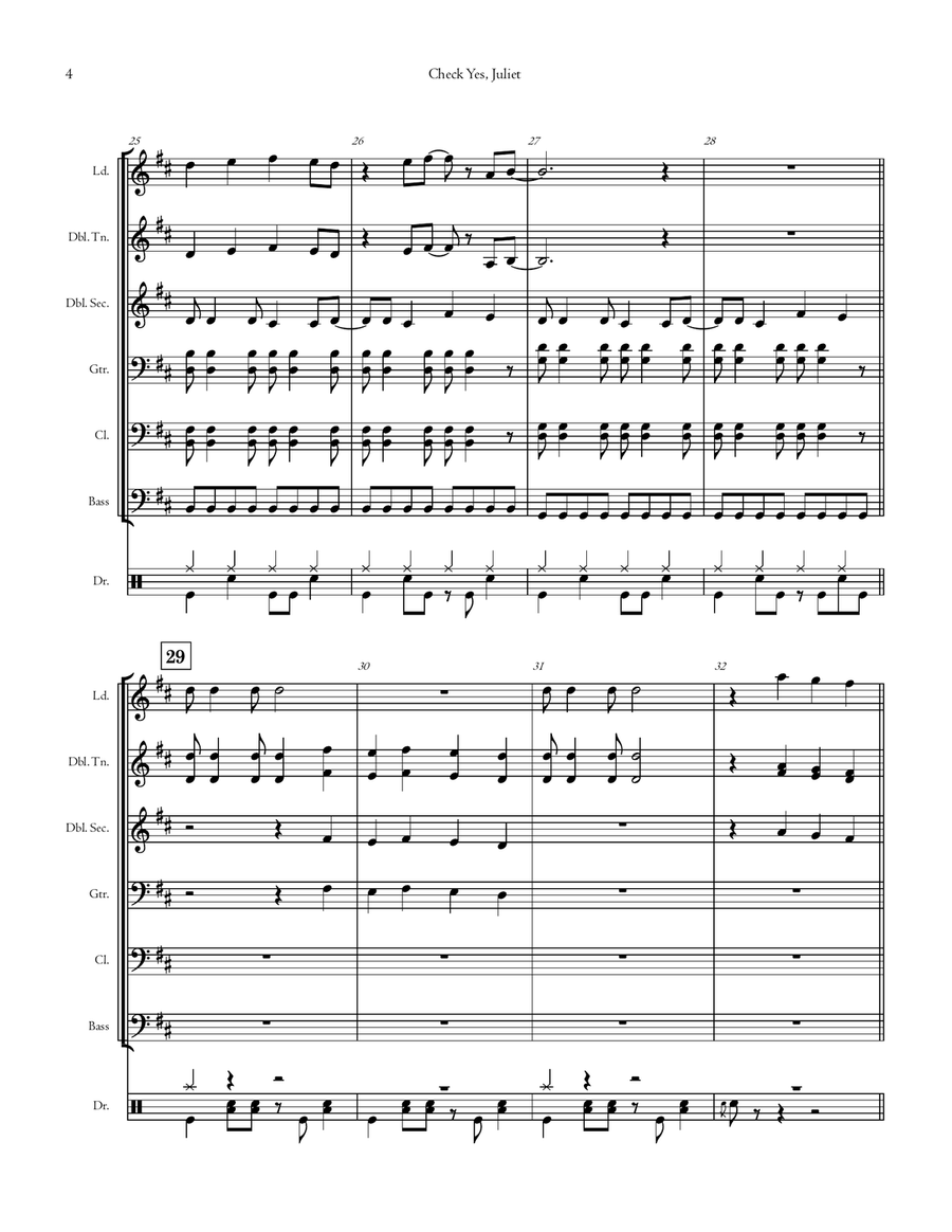 Check Yes, Juliet Steel Drum Band scores gallery preview page 6
