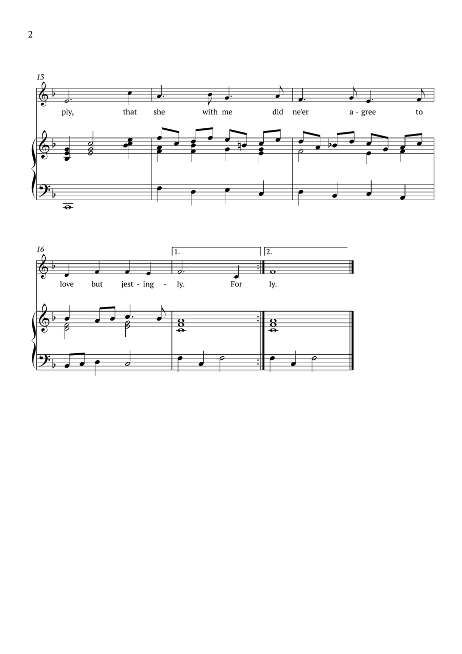 When From My Love Piano, Vocal scores gallery preview page 2