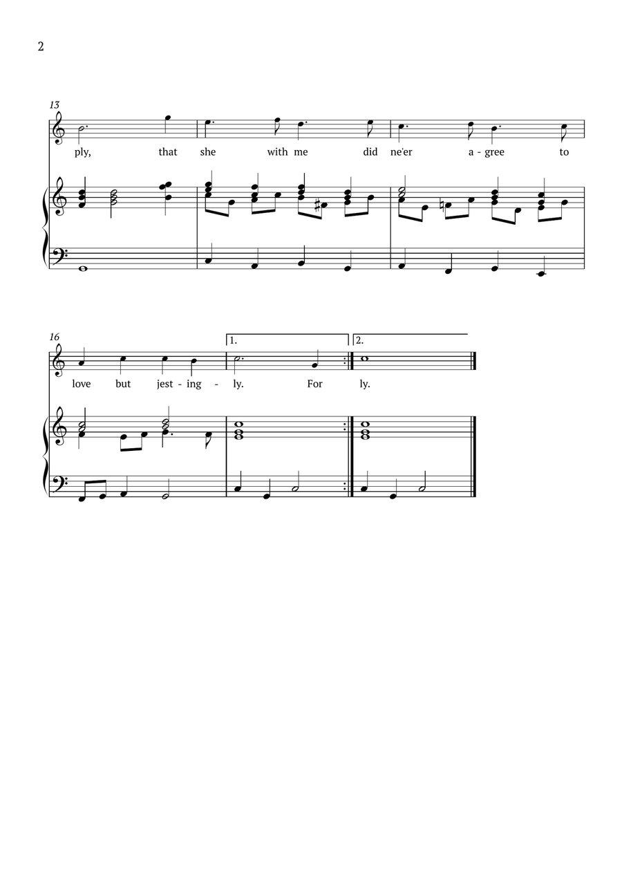 When From My Love Piano, Vocal scores gallery preview page 2