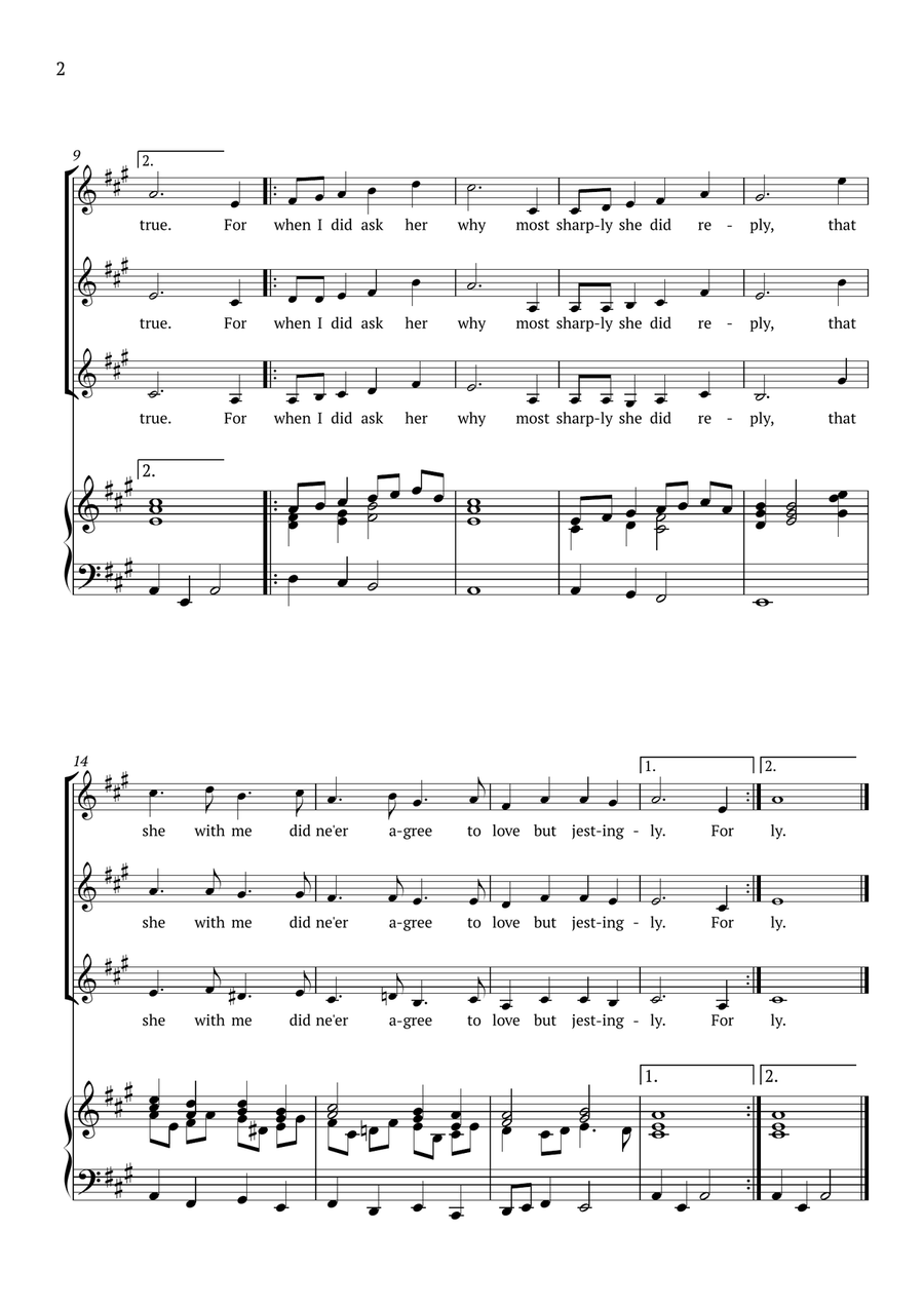 When From My Love Women's Choir scores gallery preview page 2