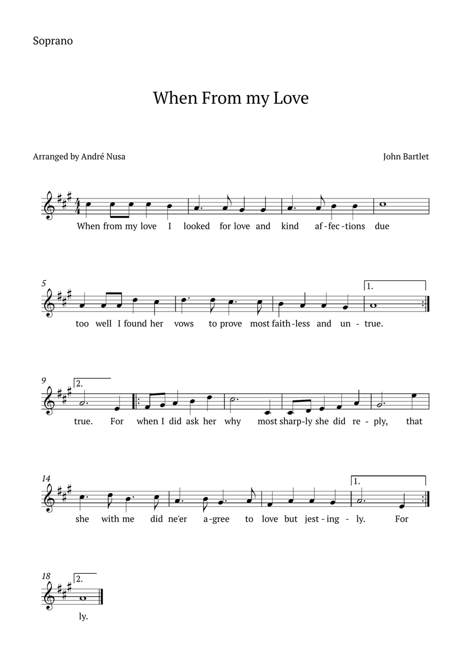 When From My Love Women's Choir scores gallery preview page 3