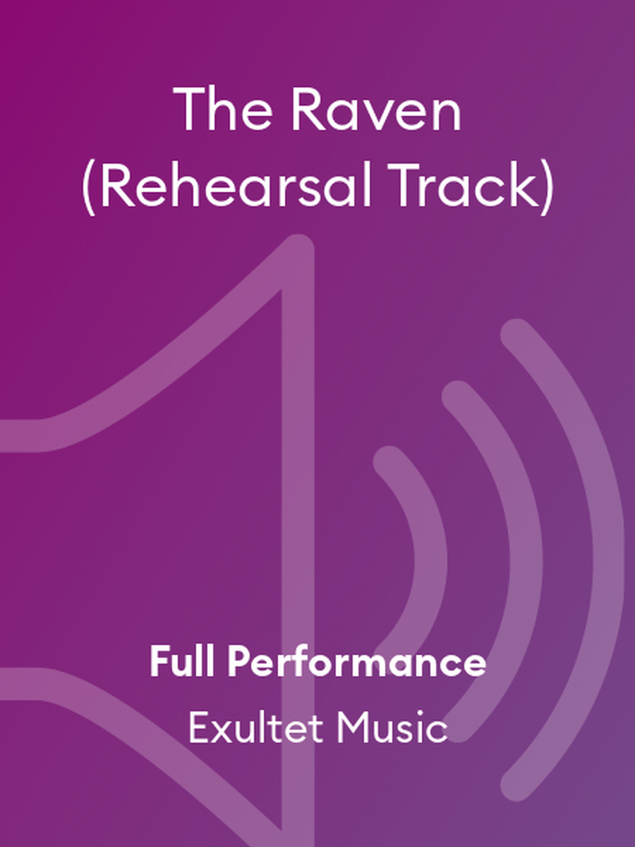 The Raven (Rehearsal Track) Performance MP3 scores gallery preview page 1