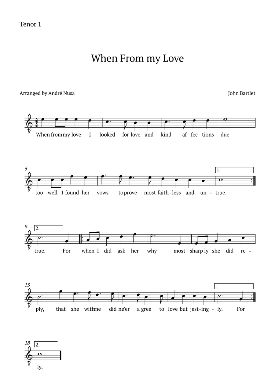 When From My Love TTB scores gallery preview page 3