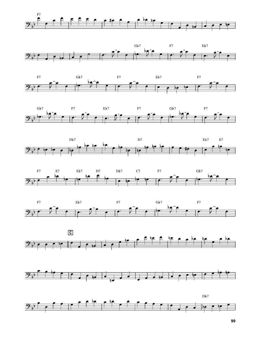 Well You Needn't (It's Over Now) Bass Voice scores gallery preview page 2
