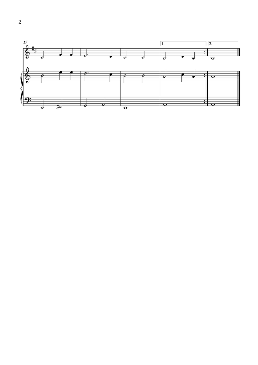 Shall I Come Sweet Love to Thee B-Flat Trumpet scores gallery preview page 2