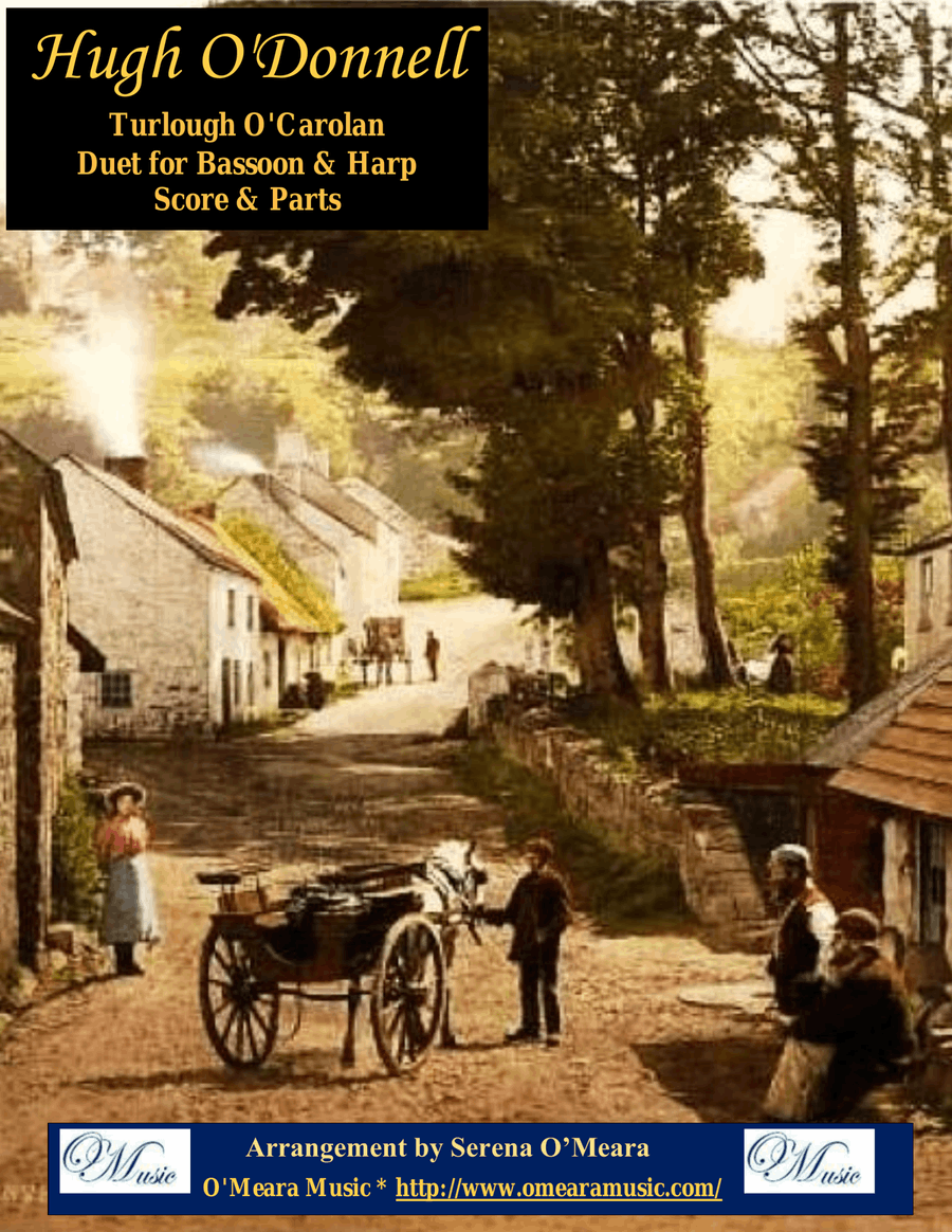 Hugh O’Donnell, Duet for Bassoon & Harp Bassoon scores gallery preview page 1