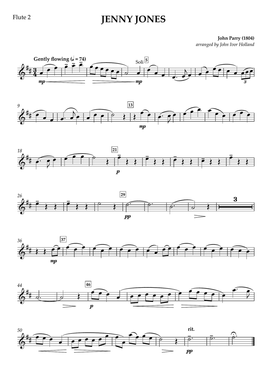 Jenny Jones Flute Choir scores gallery preview page 4