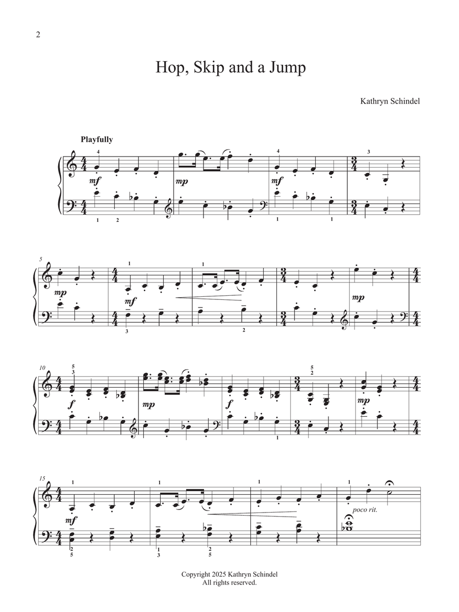 Hop, Skip and a Jump Hop, Skip and a Jump Piano Method scores gallery preview page 2