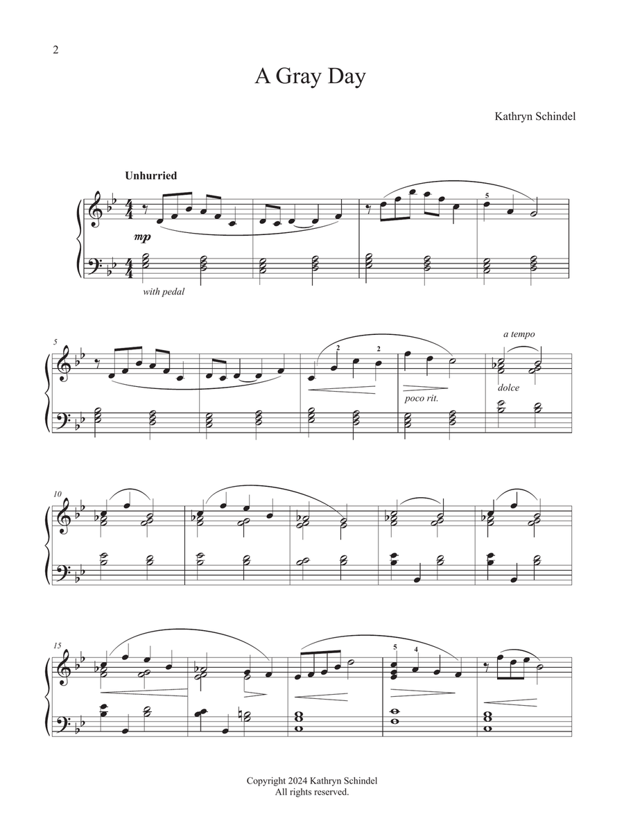 A Gray Day A Gray Day Piano Method scores gallery preview page 2